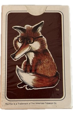 Fox American Tobacco Lights & Filters Playing Cards  Hoyle Cards Vintage