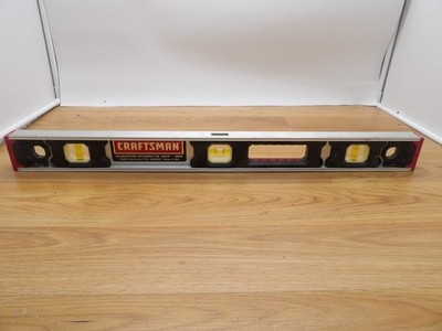 Craftsman 24  Aluminum Frame Level # 39254 - USA --Guaranteed Accuracy Of .0005''