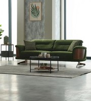 Dreisitzer Sofa 3 Sitzer Stoffsofa Polstersofa Couch GrüN Sofas Modern