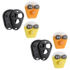 2 Key Fob Shell Case For Viper Dei Aftermarket Alarm Remote Starter Systems 3btn