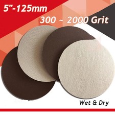 300-2000 Grit Sanding Sponge 125mm Hook and Loop Sponge Sanding Disc Wet/Dry