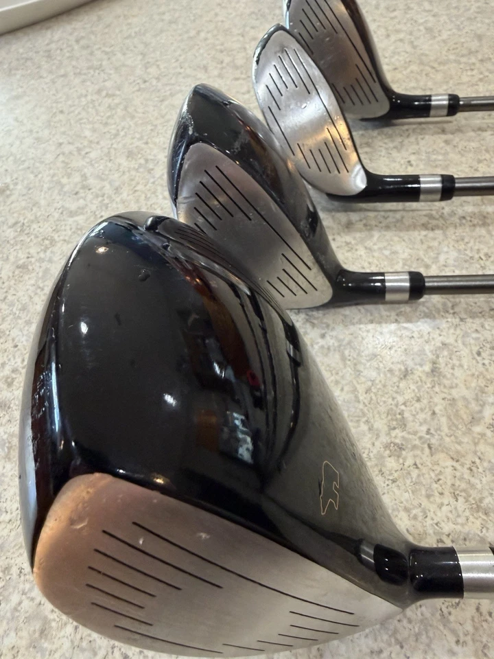 Golden Bear G-Power Driver wood Set 1, 3 5 and 4 hybrid RH, Grahpite Shafts - Image 2 of 4