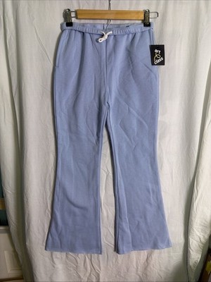 Art Class Girls Sweatpants Flared Blue Sz L(10-12) Drawstring NWT