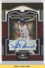 2005 Donruss Timeless Treasures Silver 2/10 Rafael Palmeiro #61 Auto READ 0o9