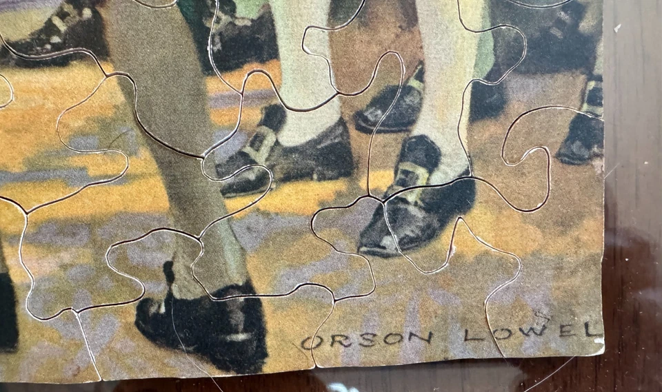 Wooden Pastime Jigsaw Puzzle 201 Figurals Pieces Complete George Washington - Image 2 of 3