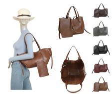 Women Slouchy Bag Purse for Work Travel Ladies Faux Leathe Shoulder Bags