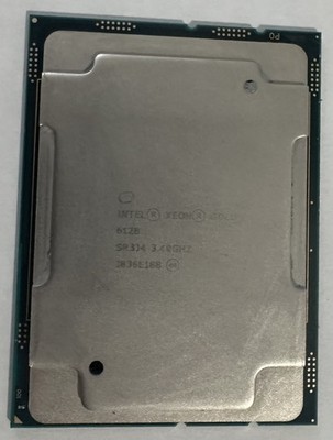 Intel Xeon Gold 6128 3.40GHz Hexa-Core 19.25MB LGA 3647 Processor P/N: SR3J4