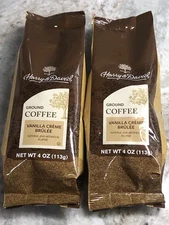 Harry & David Vanilla Creme Brulee Ground Coffee 4 oz - (pack of 2)