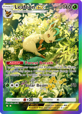 [DIGITAL] Leafeon ex - Rainbow Rare - ENG - Pokemon TCG Pocket