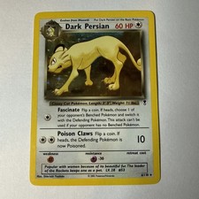 Dark Persian (6/110) Holo Legendary Collection Pokemon Card! Excellent Condition