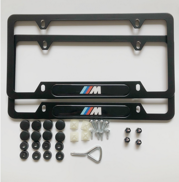 M Performance License Number Plate Holders Set X2 EU BMW - Israel
