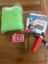 VTech KidiZoom Creator Cam HD Kids Camera + Green Screen - Red
