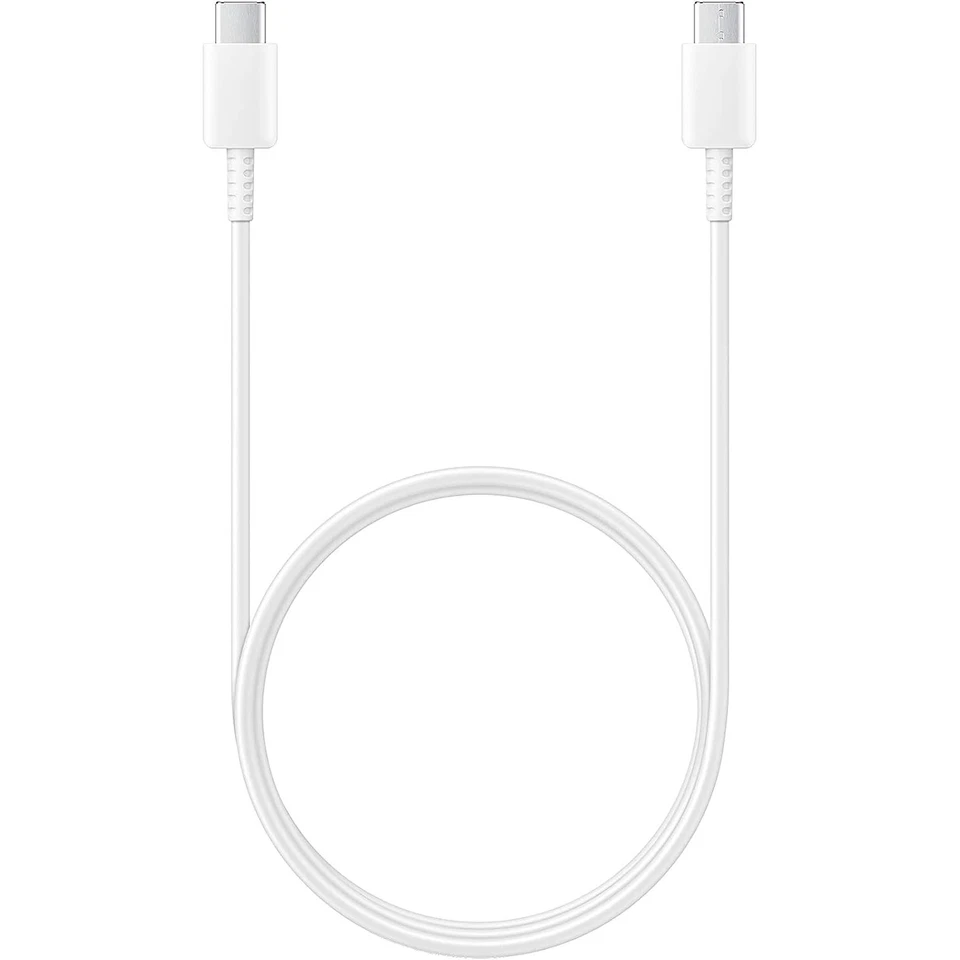 Câble USB-C vers USB-C Samsung 100W 1 m - Blanc - Photo 1/1