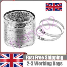 Aluminium Foil Flexible Ducting Hose Flex Duct Ventilation Hydroponic All Sizes