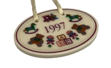 Longaberger 1997 Baby Basket Tie On