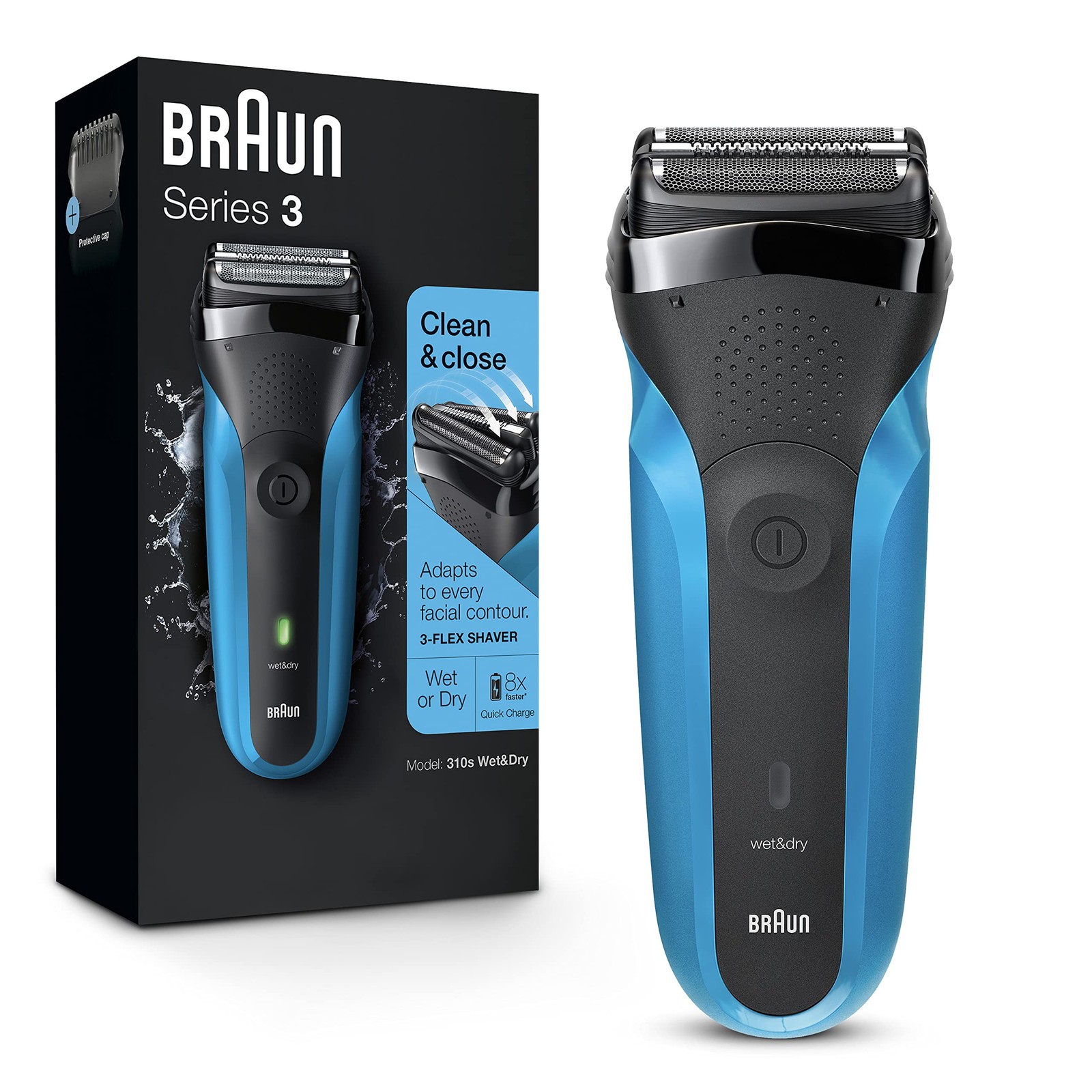 Braun Electric Razor for Men, Series 3 310S Electric Foil Sh