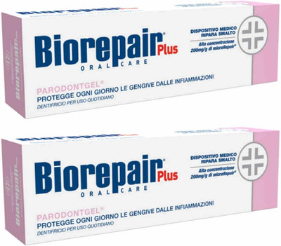Biorepair Parodontgel  Daily Toothpaste - 2.54 Fluid Ounces (75Ml) Tubes (Pack o