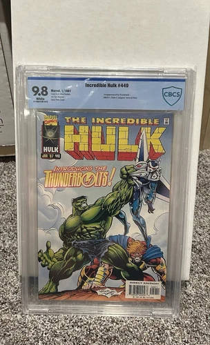 INCREDIBLE HULK 449 (1997) CGC CBCS 9.8 🔥1st App THUNDERBOLTS🔥