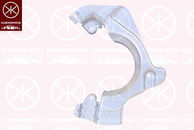 KLOKKERHOLM Spritzblech Bremsscheibe 5025377 WP für OPEL CORSA S07 X15 ADAM M13
