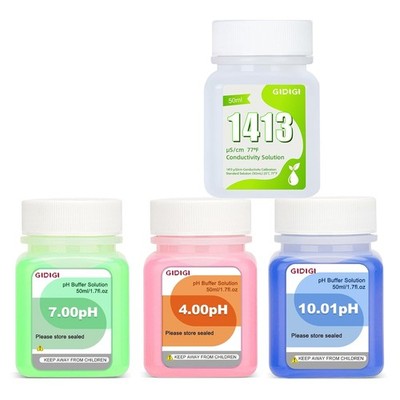 Calibration Buffer Solution Kit 4/7/10 pH 1413µS/cm