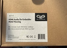 C2G Cables To Go 40719 HDMI Audio De-Embedder Metal Housing