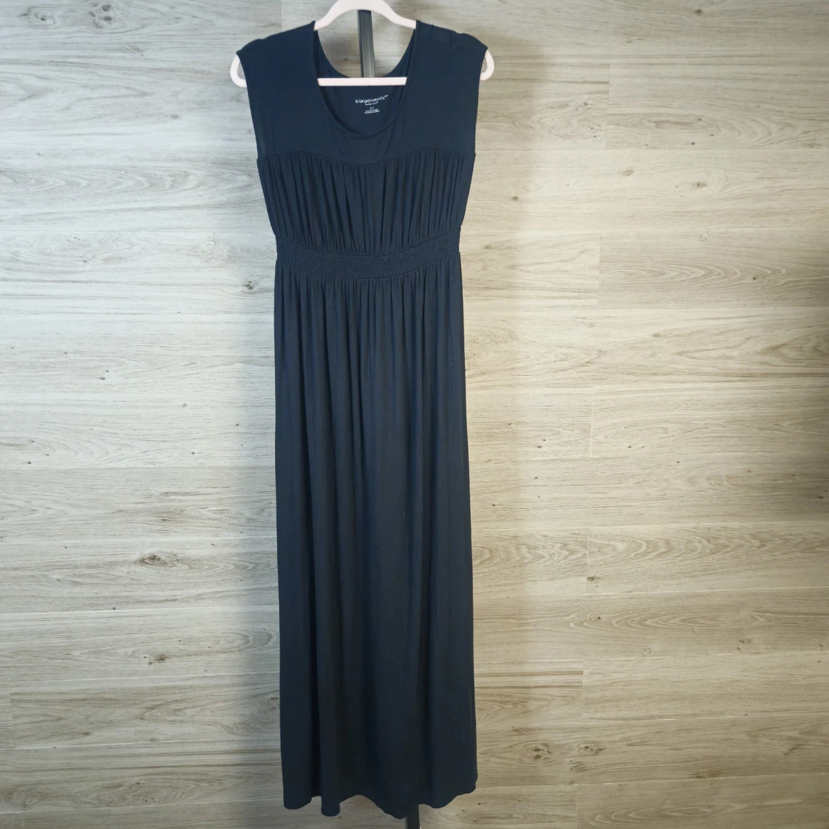 sachin and babi light blue dress Maternity Waist-Defined Sleeveless Maxi Dress  GAP (International)