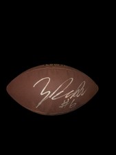 ZAKEE WHEATLEY PENN STATE NITTANY LIONS Signed Football NFL Draft JSA