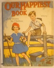 Vintage Hb/DJ Our Happiest Book Jolly Stories For Children Press