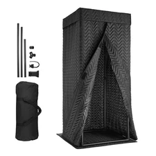 6.56 ft Portable Vocal Booth Recording Booth with Travel Bag for Voiceovers