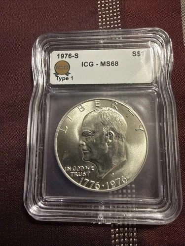 Photo of a 1976-S Eisenhower Dollar from an eBay listing that sold on Jul 22, 2026