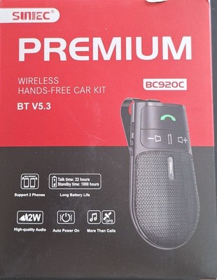 SUNITEC Premium BC920C Wireless Handsfree Car Kit