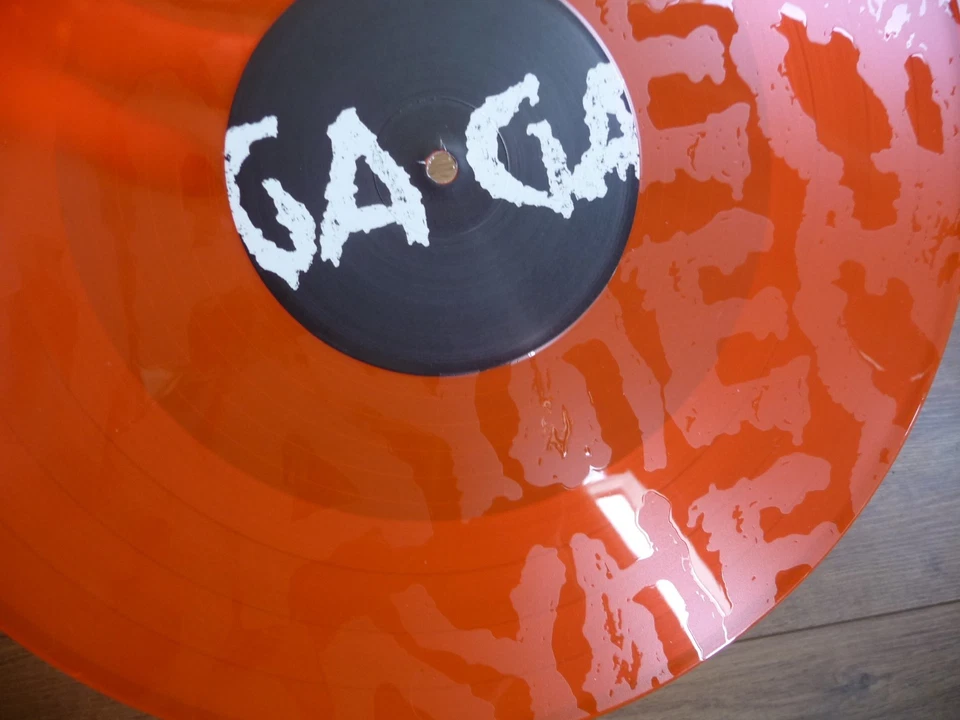 LADY GAGA - MAYHEM - BLOOD RECORDS Orange and Black Liquid Vinyl NEW - Image 4 of 4