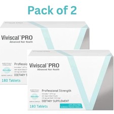 VIVISCAL PRO advance Hair health Growth Tablets 180 Exp 11/2027 Unisex 2Pack 