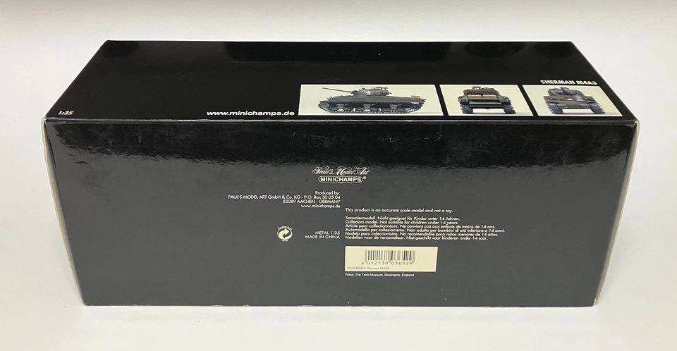 NEW Minichamps 1/35 M4A3 SHERMAN Tank Diecast US Army WWII Paul's Model Art - Image 2 of 4