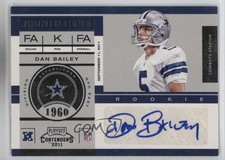 2011 Playoff Contenders Rookie Ticket Dan Bailey #194 Auto 15xz