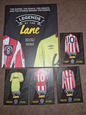 Legends At The Lane . Sheffield Utd. Stories Behind The Shirts.  Signed 1st Ed