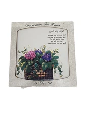 Tile Trivet "For My Aunt" Poem by Tile Art - Handcrafted In USA New In Box