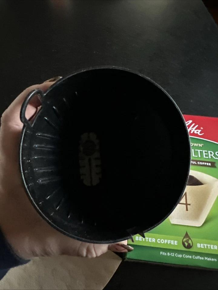 Filtro de café Cuisinart plástico negro #4 con 100+ marrón Melitta nuevo Foto 2 de 4