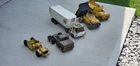Structo Vintage Pressed Steel Construction Vehicle Lot Dump Truck Semi Trailer