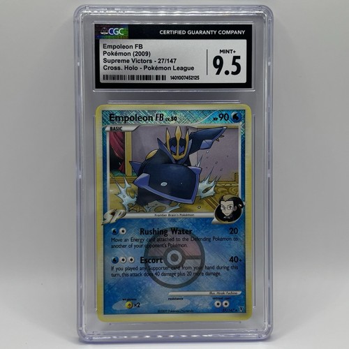 Pokemon Empoleon FB Supreme Victors Crosshatch Holo 27/147 CGC 9.5