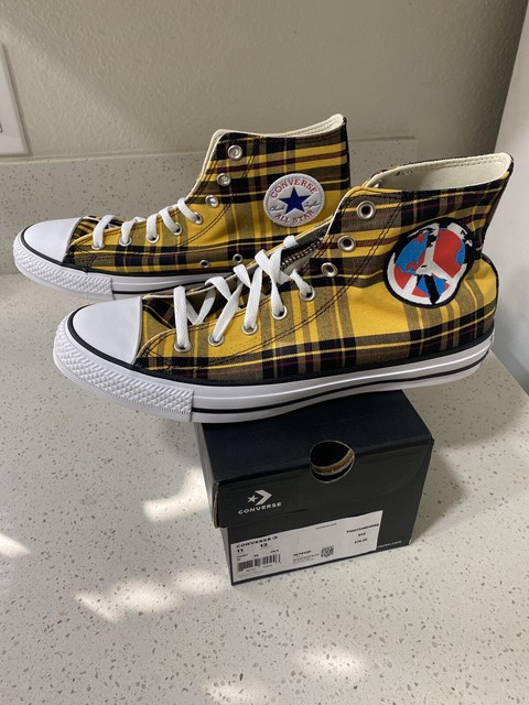 converse shoes plaid