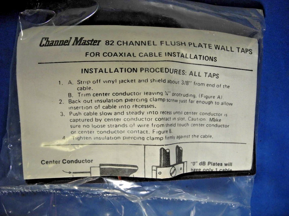 Channel Master Variable Isolation Wall Tapoff 75/300 OHM Brown NIB   🧰 - Image 3 of 4