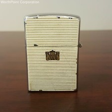 Encendedor antorcha de cigarrillo vintage Hadson Kent Gold Castle emblema hecho en Japón