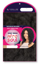 Vivica Fox Afro Soul KINKY BULK 16" Remi Quality 100 Human Hair  CHOOSE COLOR 