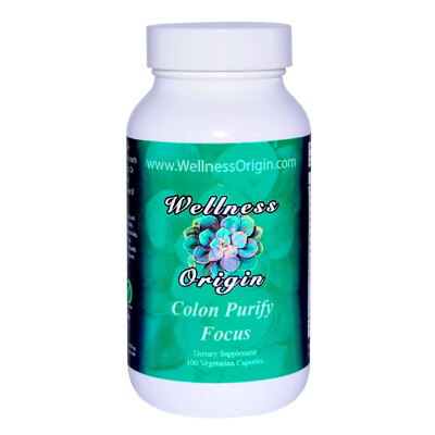 Colon Purify Focus Organic Natural Herbal Supplements Wellness Origin