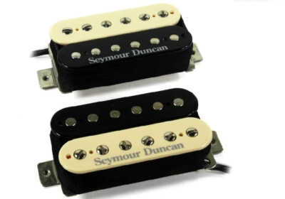 Seymour Duncan Custom SH-5 Bridge & Jazz SH-2n Neck Zebra Humbucker Pickup Set 