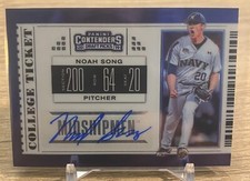 2019 Panini Contenders Noah Song College Ticket Auto