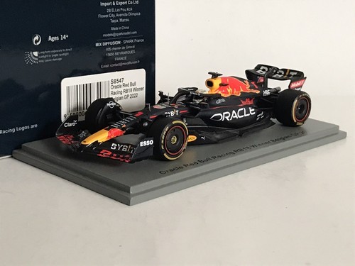Spark S8547 Oracle Red Bull RB18 Max Verstappen ganador F1 belga GP 2022 1:43 - Imagen 6 de 24