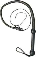 Indiana Jones Bullwhip  3FT Genuine Leather 8 Plait Handmade Equestrian Whip