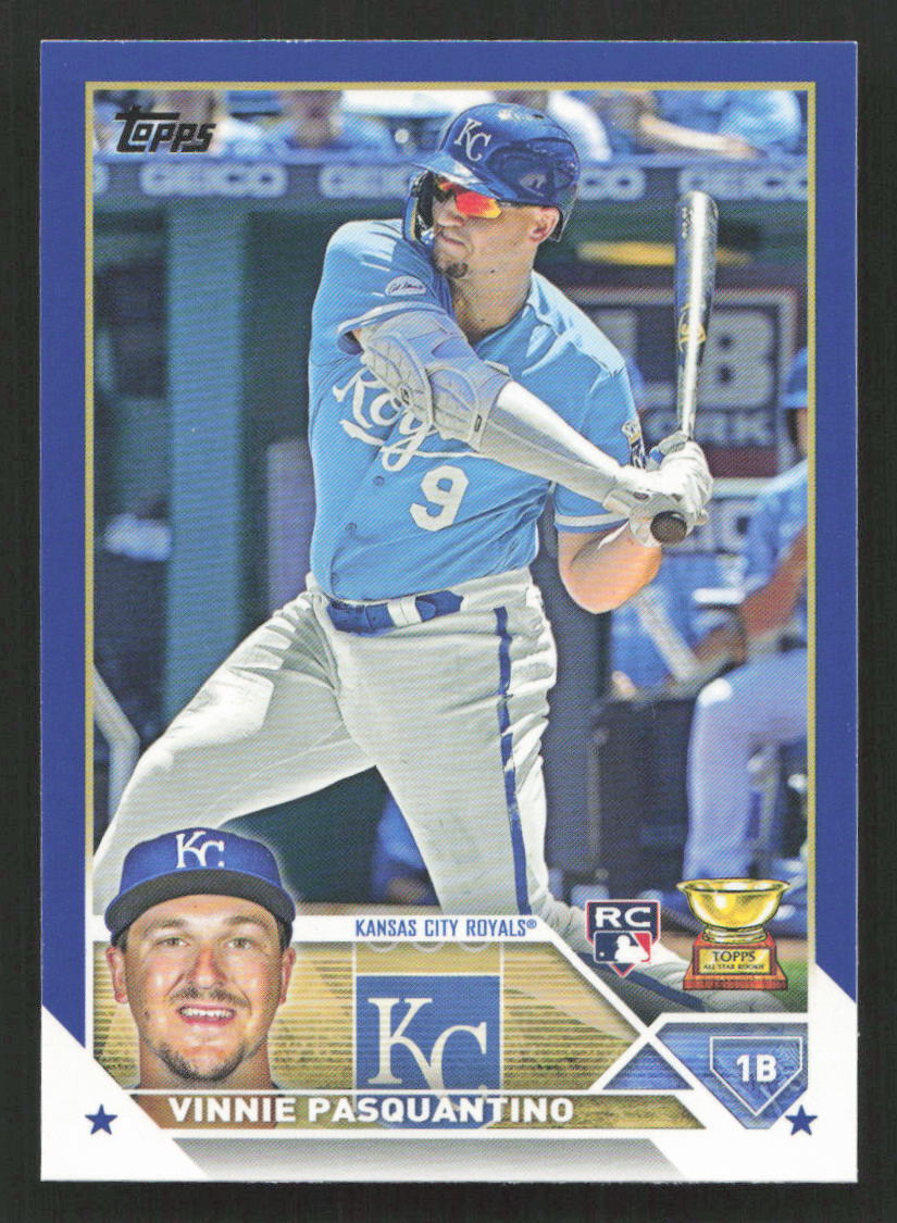 2023 Topps Vinnie Pasquantino Royal Blue RC Rookie #302 Card